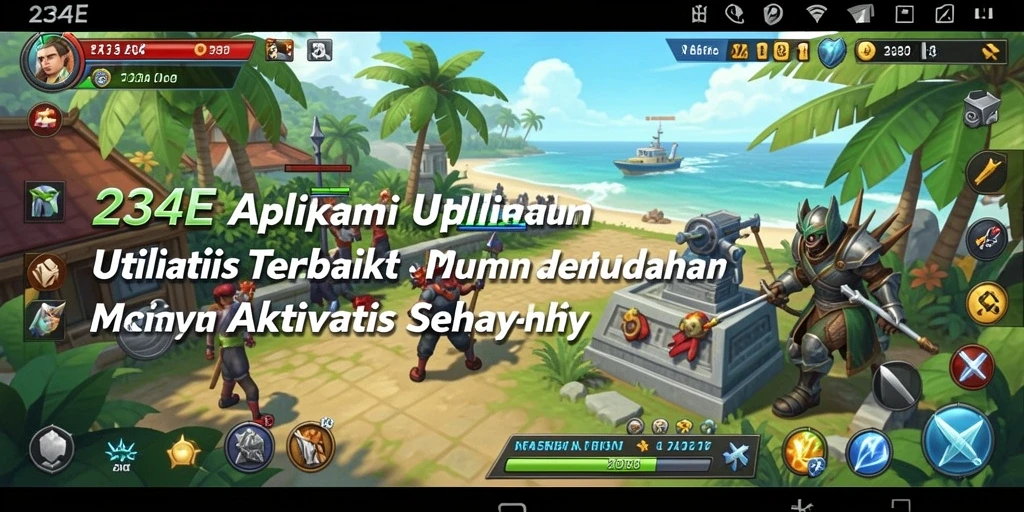 Tampilan antarmuka 234E yang rapi dan fungsional.