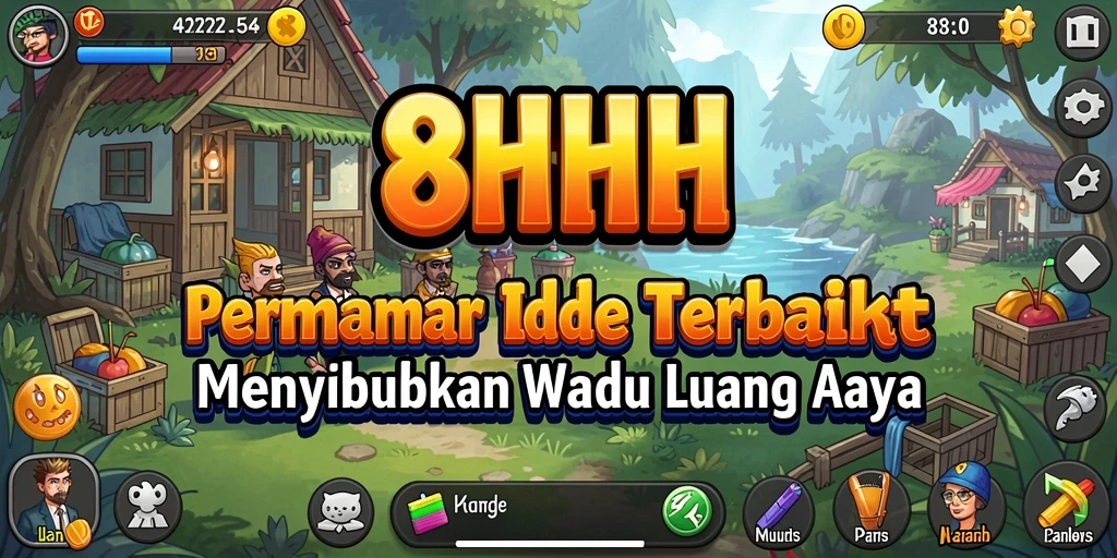 Tampilan screenshot 8HHH yang menunjukkan gameplay Idle yang menarik.