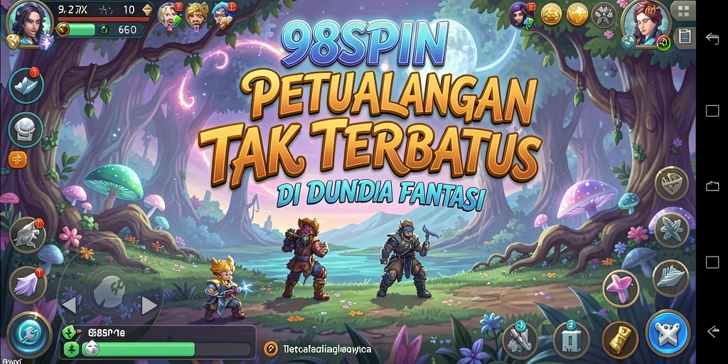 Tangkapan layar 98SPIN menampilkan gameplay seru dalam dunia petualangan.