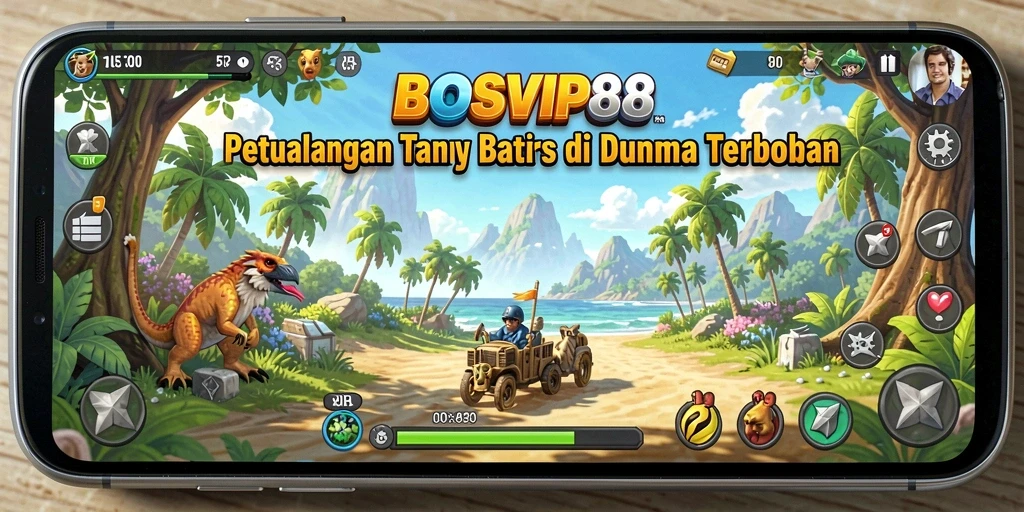 Screenshot gameplay <strong>BOSVIP88</strong> menampilkan petualangan seru di dunia terbuka.