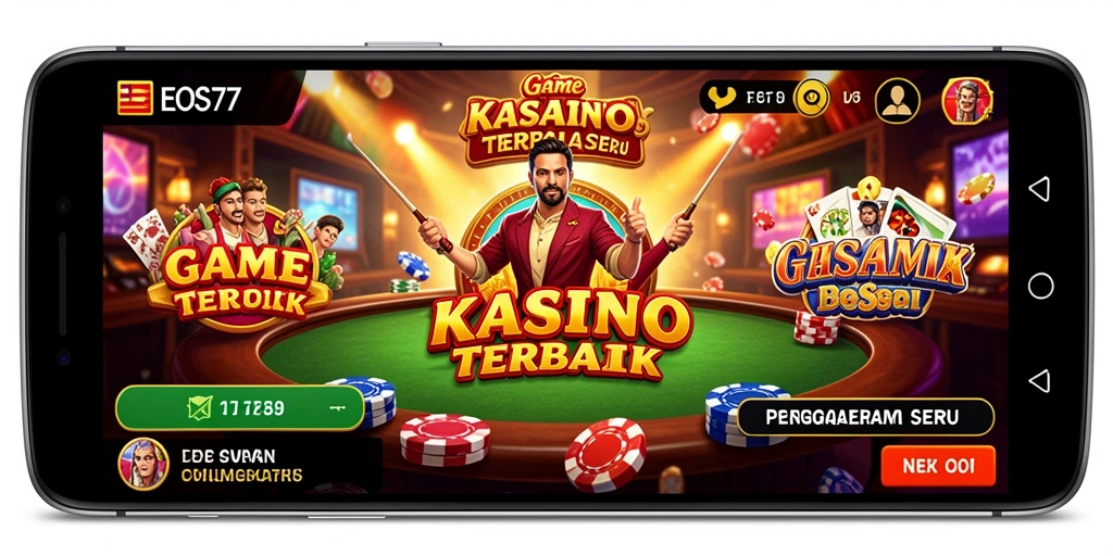 Screenshot gameplay menunjukkan keseruan permainan Kasino di EOS77.