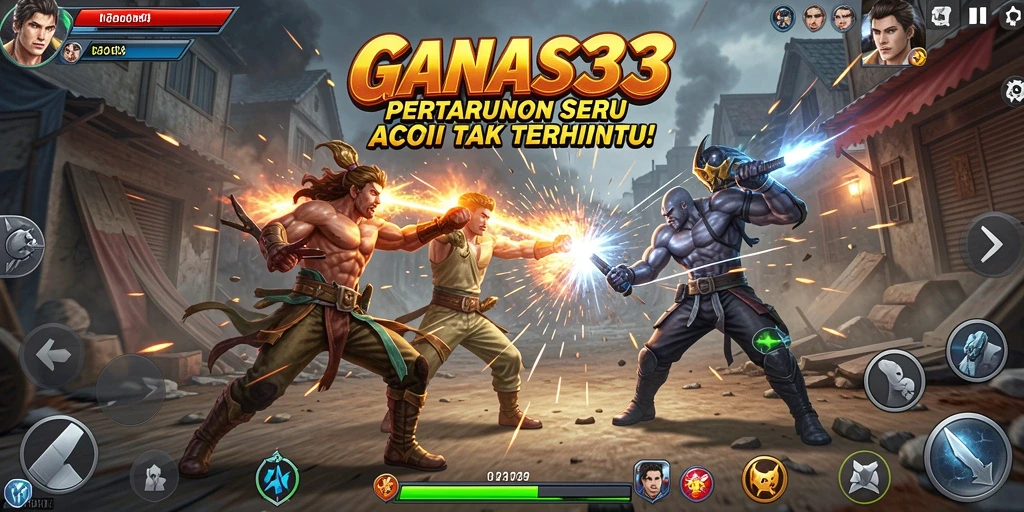 Screenshot aksi seru dari game GANAS33 yang mendebarkan.