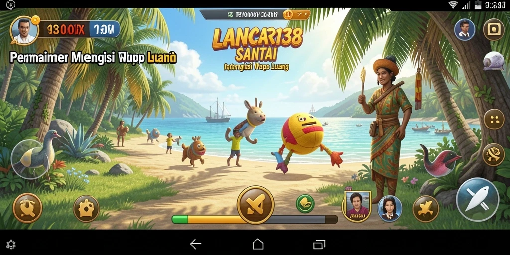 Tampilan gameplay LANCAR138 menunjukkan keseruan permainan yang penuh warna.