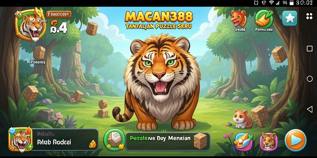 Tampilan menarik dari gameplay Puzzle dalam MACAN388 yang penuh tantangan.