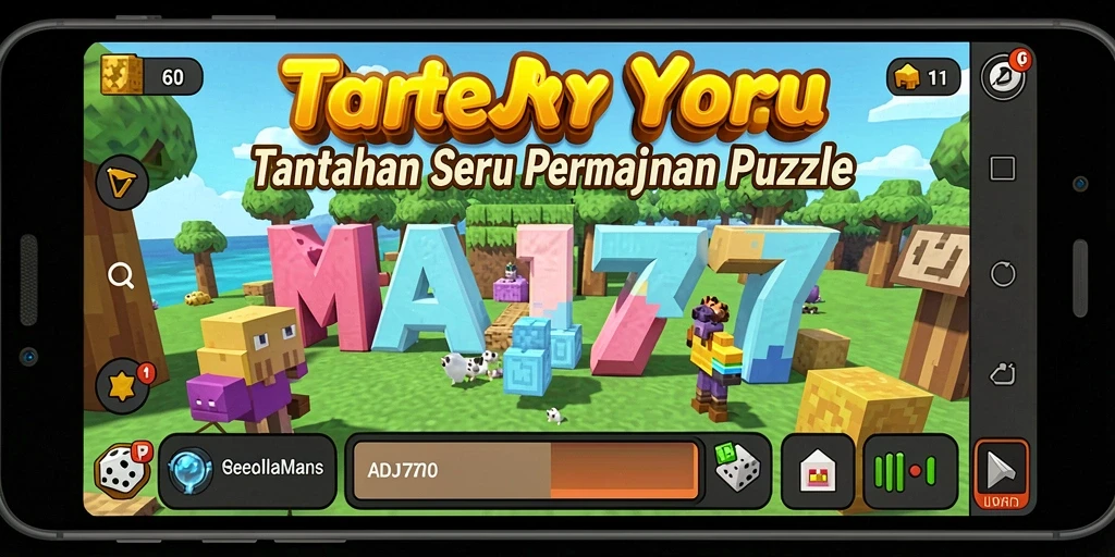 Screenshot gameplay MAJ777 menampilkan tantangan seru dalam puzzle.