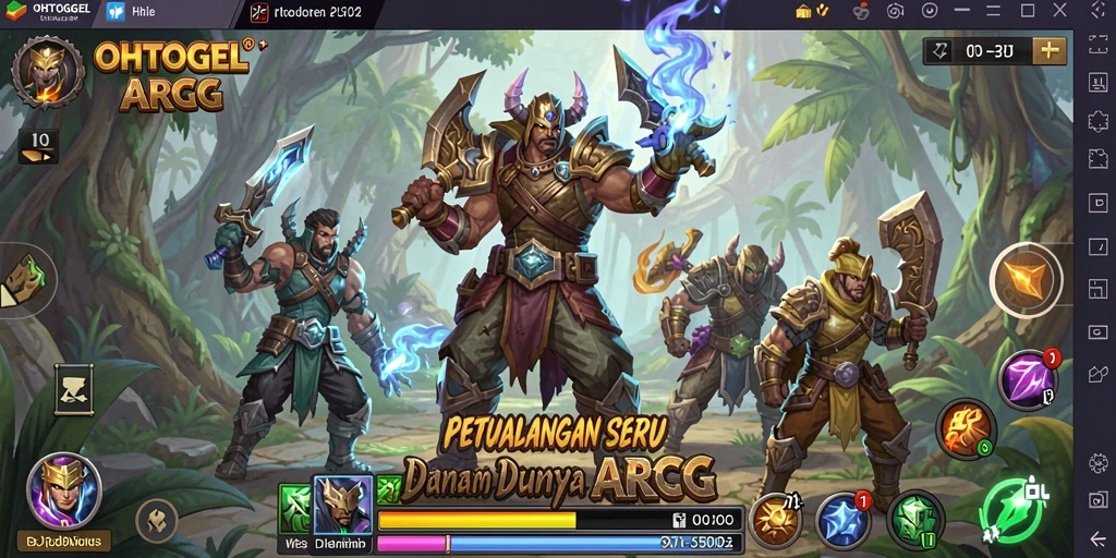 Tangkapan layar gameplay OHTOGEL menampilkan aksi seru dan grafis yang memukau.