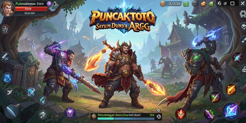 Tampilan gameplay seru dalam PUNCAKTOTO ARPG.