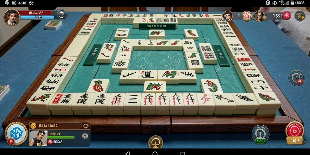 Gambaran gameplay seru dari permainan Mahjong RAJAJUARA.
