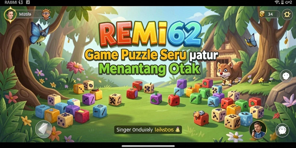 Tampilan gameplay menarik dan menantang di REMI62.