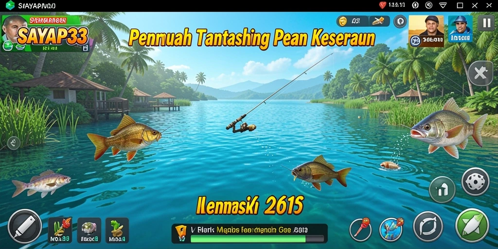 Tangkapan ikan besar dalam gameplay SAYAP33 yang mendebarkan.