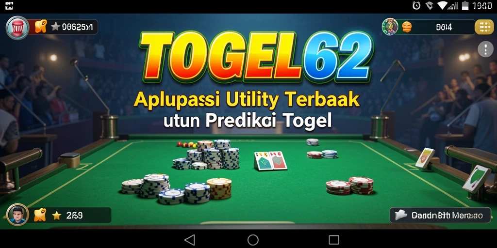 Tampilan utama TOGEL62 dengan fitur analisis dan prediksi togel.