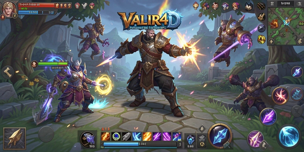 Tampilan gameplay VALIR4D yang mengesankan dan penuh aksi.