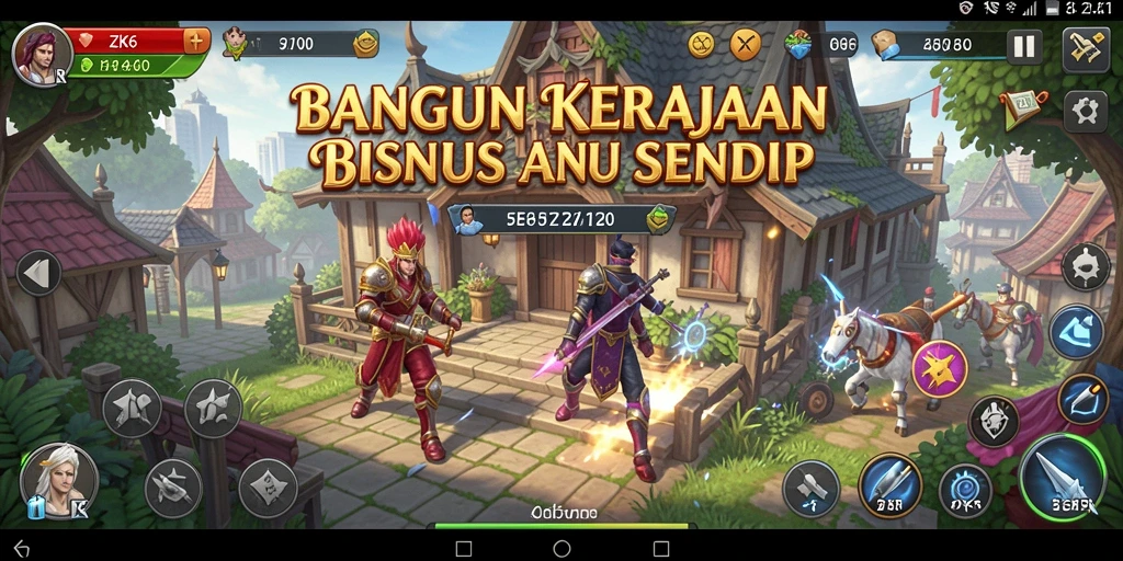 Tampilan gameplay ZK6 yang menarik dan menantang.